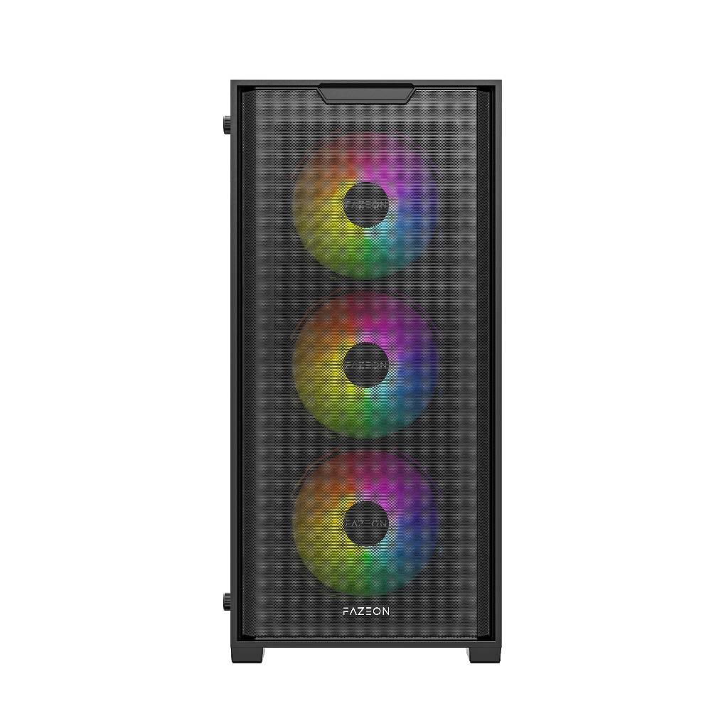 FAZEON F5 650W 80+ Bronze Tempered Glass 4x ARGB Fanlı USB 3.0 ATX Bilgisayar Kasası