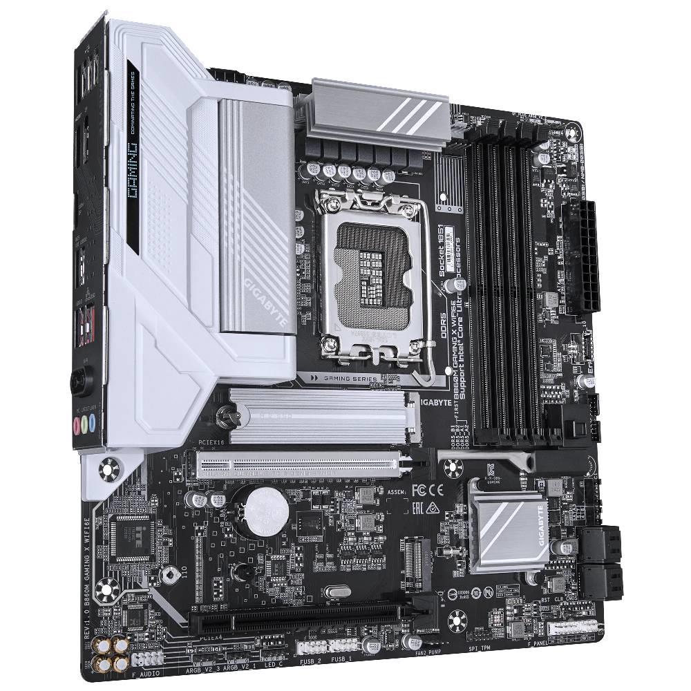 GIGABYTE B860M GAMING X WIFI6E 9200MHz OC DDR5 Soket 1851 M.2 USB4 HDMI DP mATX Anakart