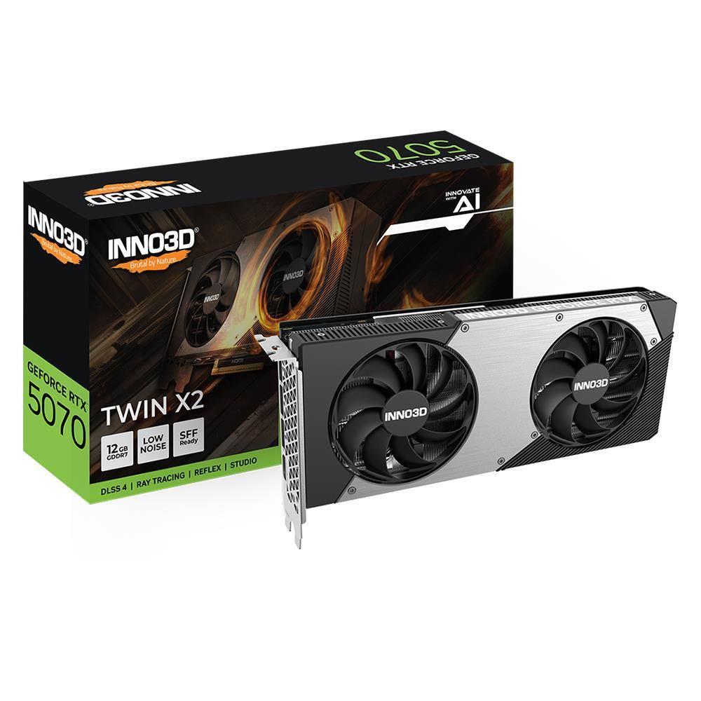 INNO3D GeForce RTX 5070 TWIN X2 12GB GDDR7 192Bit DLSS 4 Ekran Kartı