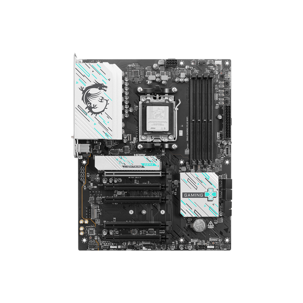 MSI B840 GAMING PLUS WIFI 8000MHz OC DDR5 Soket AM5 M.2 USB-C HDMI ATX Anakart
