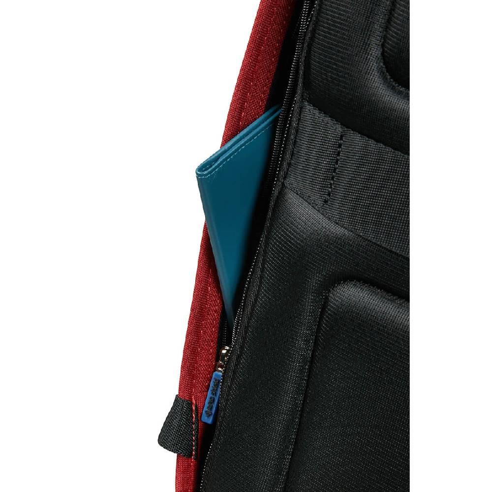 SAMSONITE Securipak 15.6" USB Girişli Kırmızı Notebook Sırt Çantası
