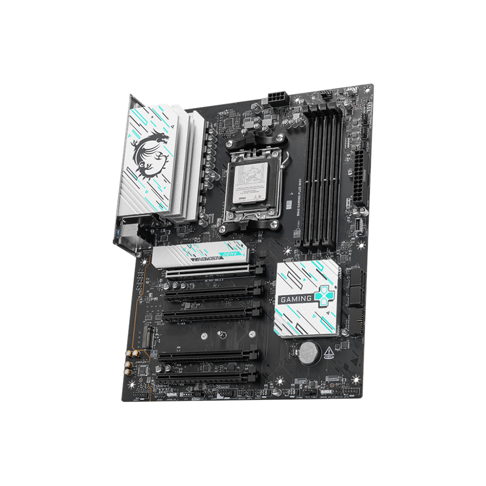 MSI B840 GAMING PLUS WIFI 8000MHz OC DDR5 Soket AM5 M.2 USB-C HDMI ATX Anakart