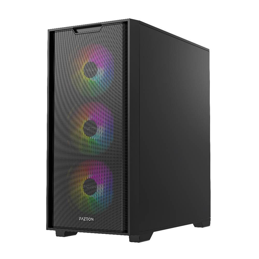 FAZEON F5 650W 80+ Bronze Tempered Glass 4x ARGB Fanlı USB 3.0 ATX Bilgisayar Kasası