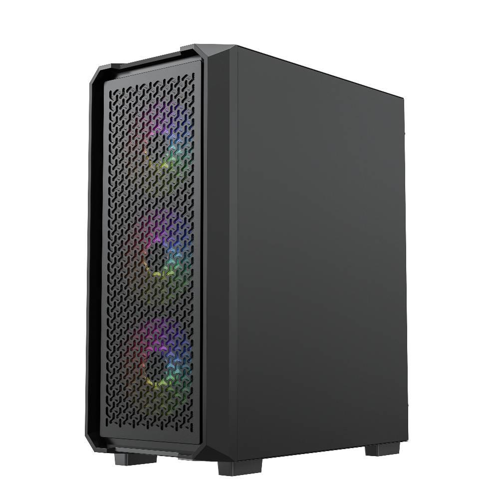 FAZEON F10 650W 80+ Bronze Tempered Glass Mesh 4x ARGB Fanlı USB 3.0 ATX Bilgisayar Kasası