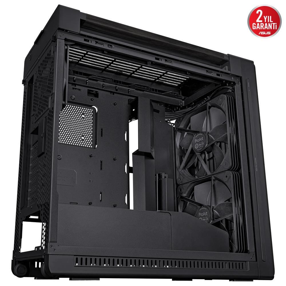 ASUS ProArt PA602 Wood Edition USB 3.2 USB C Tempered Glass ATX Mid Tower Kasa