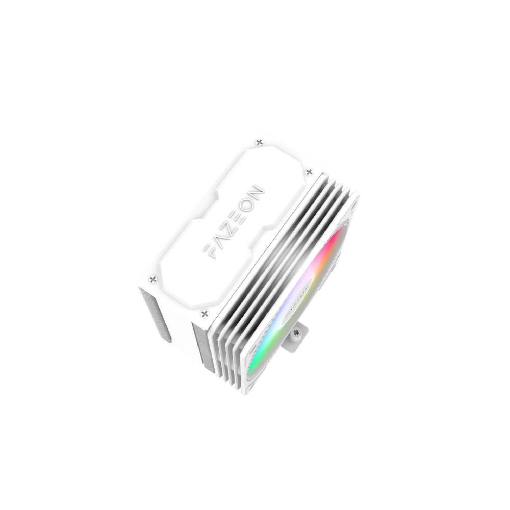 FAZEON A4120TAW Beyaz 12cm ARGB Kule Tipi İşlemci Soğutucu