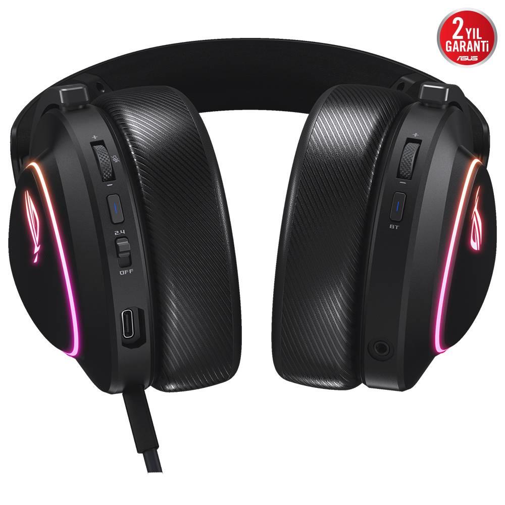 ASUS ROG DELTA II Siyah RGB Kablosuz Gaming Kulaklık