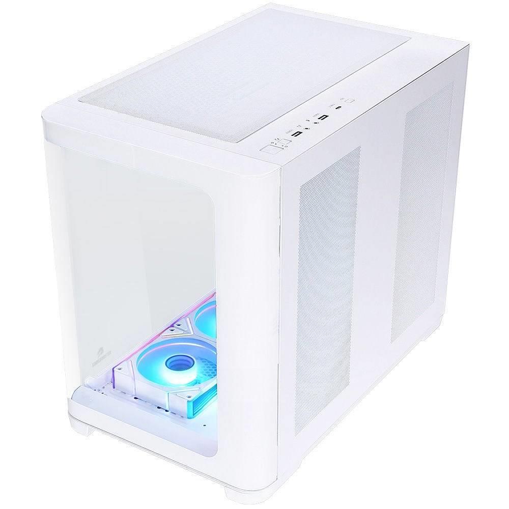 GameBooster GB-G2851BW Sea View USB 3.0 7x ARGB Fanlı ATX Mid Tower Beyaz Kasa + 850w 80+ Gold Gen5 PSU