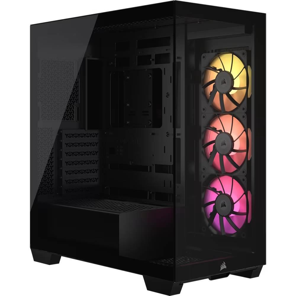 CORSAIR iCUE LINK 3500X RGB Tempered Glass USB 3.2 Type-C Siyah Mid Tower ATX Kasa