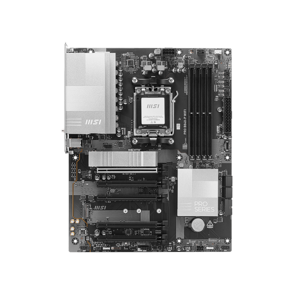 MSI PRO B840-P WIFI 8000MHz OC DDR5 Soket AM5 M.2 USB-C HDMI ATX Anakart