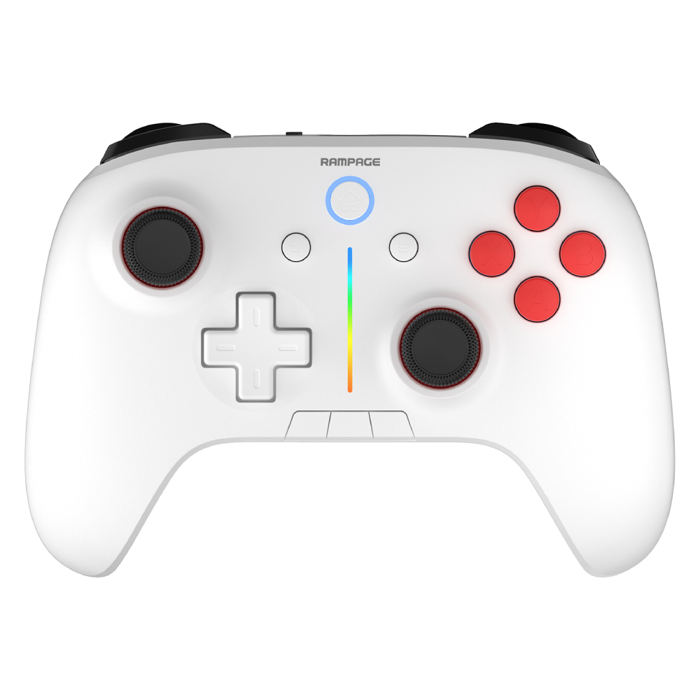 Rampage HYDRA Beyaz Kablosuz BT + 2.4 GHz Gamepad