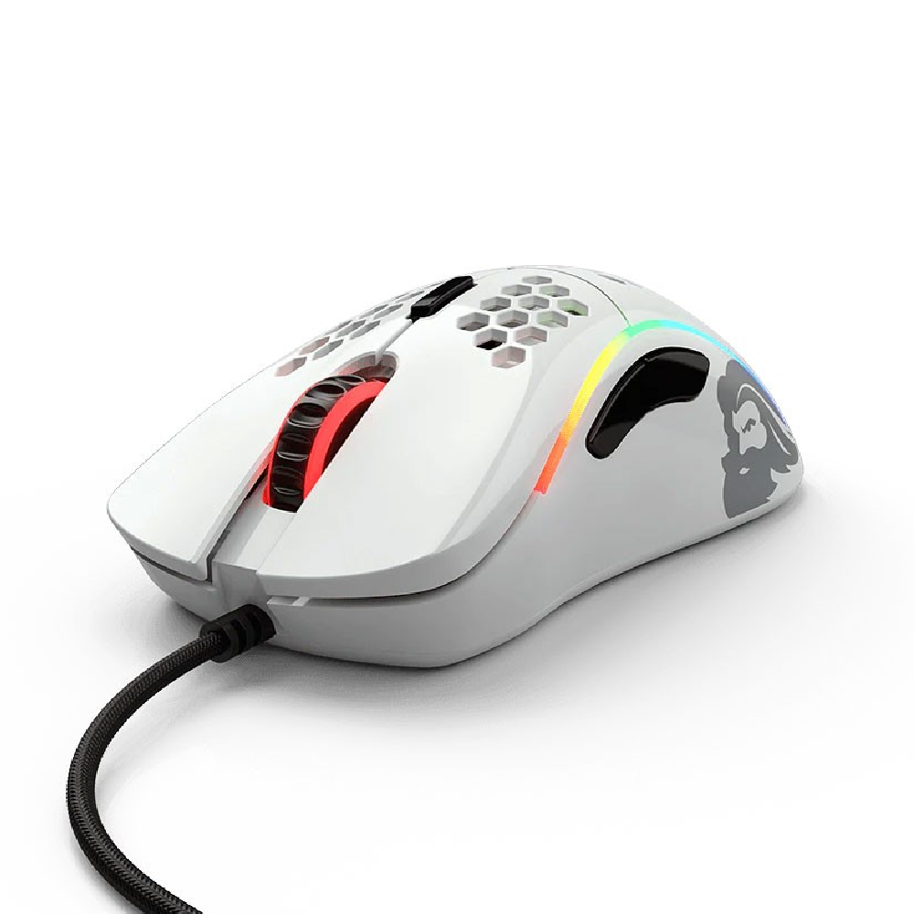 Glorious Model D Kablolu Parlak Beyaz Gaming Mouse