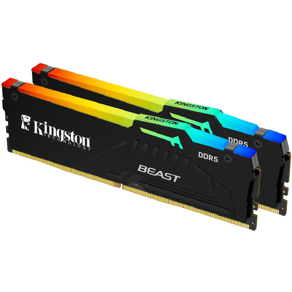 Kingston 64GB(2x32) Beast RGB EXPO 6400MHz CL32 DDR5 Dual Kit Ram
