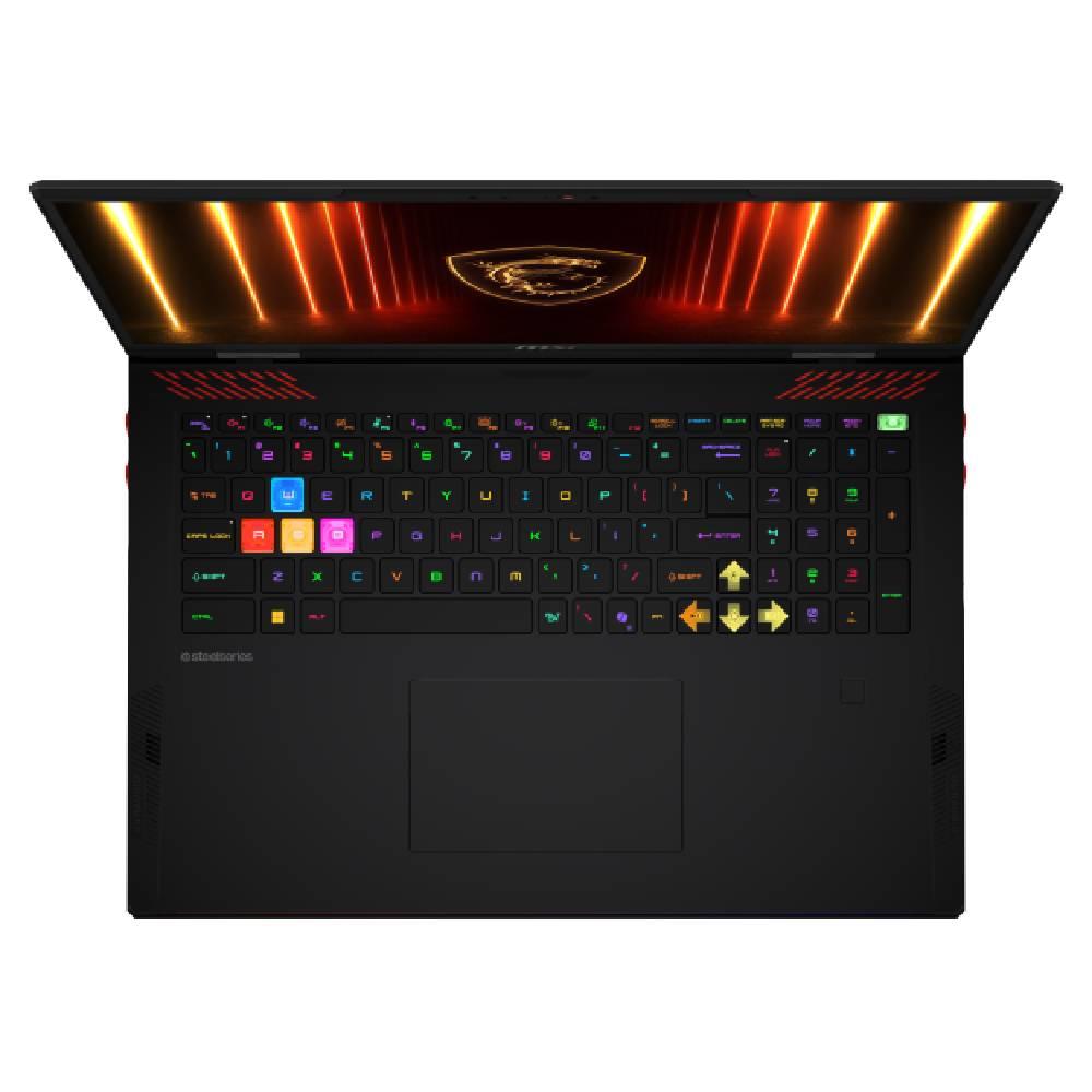 MSI RAIDER A18 HX A9WIG-092TR R9 9955HX3D 64GB DDR5 RTX5080 GDDR7 16GB 2TB SSD 18" UHD Miniled+ 120Hz W11 Gaming Notebook