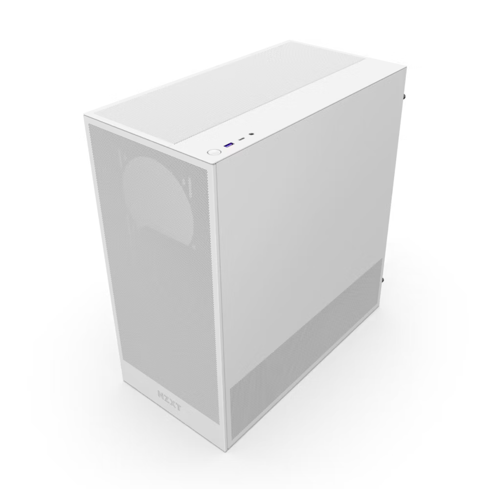 NZXT H5 Flow Edition ATX USB 3.2 USB-C Beyaz Mid Tower Kasa