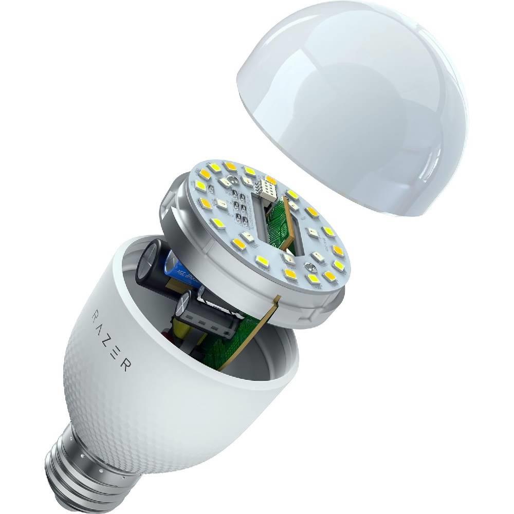 Razer Aether Light Bulb RGB LED 800 lümen Amazon Alexa, Google Assistant Destekli 9W Aydınlatma
