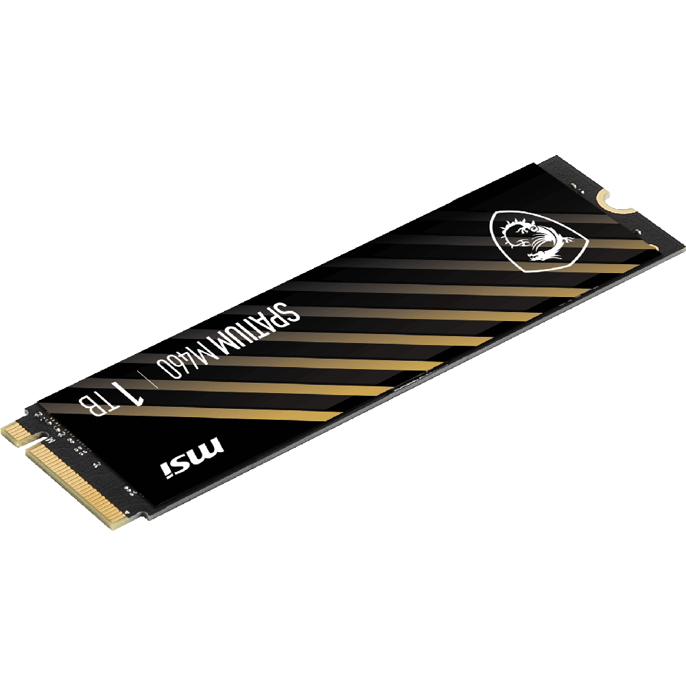 MSI 1TB SPATIUM M460 Gen4x4 M.2 2280 SSD 5000MB Okuma / 4500MB Yazma