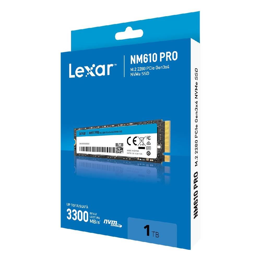 Lexar 1TB NM610PRO PCIe Gen3 M.2 SSD 3300MB Okuma / 2600MB Yazma