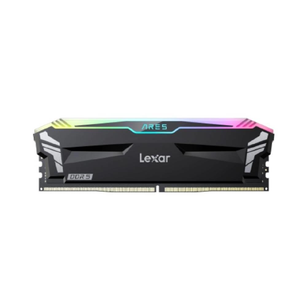 Lexar 32GB (2x16GB) Ares RGB 6000MHz CL30 DDR5 Siyah Dual Kit Ram
