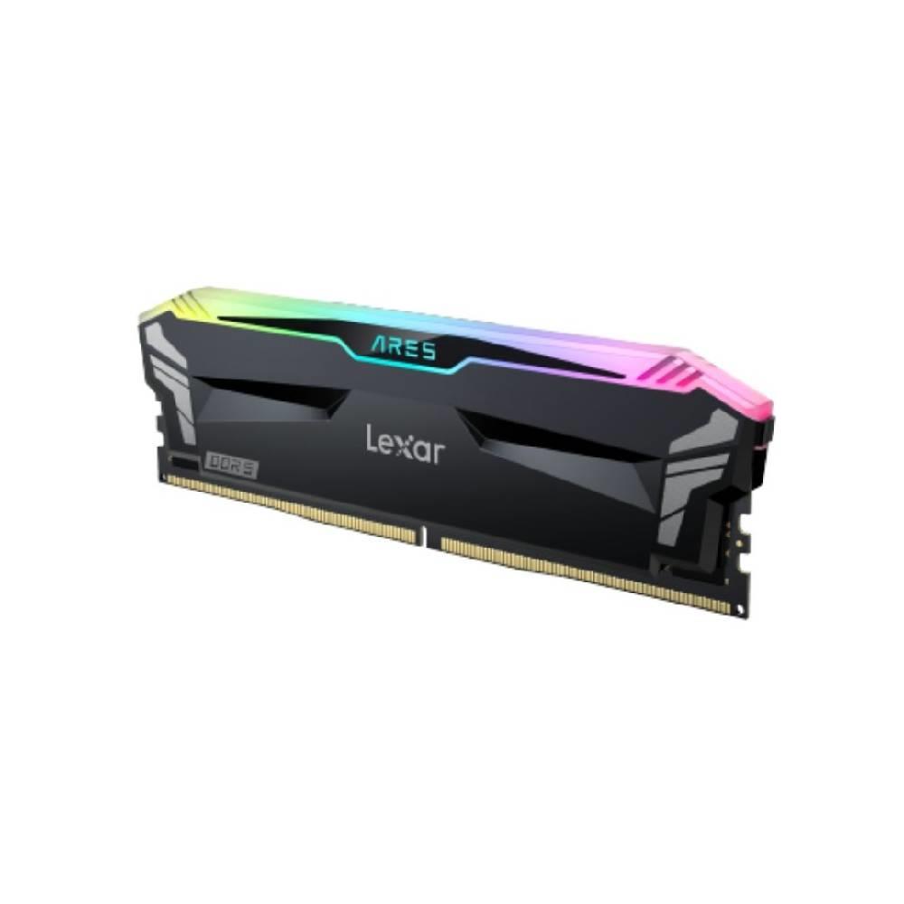 Lexar 32GB (2x16GB) Ares RGB 6000MHz CL30 DDR5 Siyah Dual Kit Ram