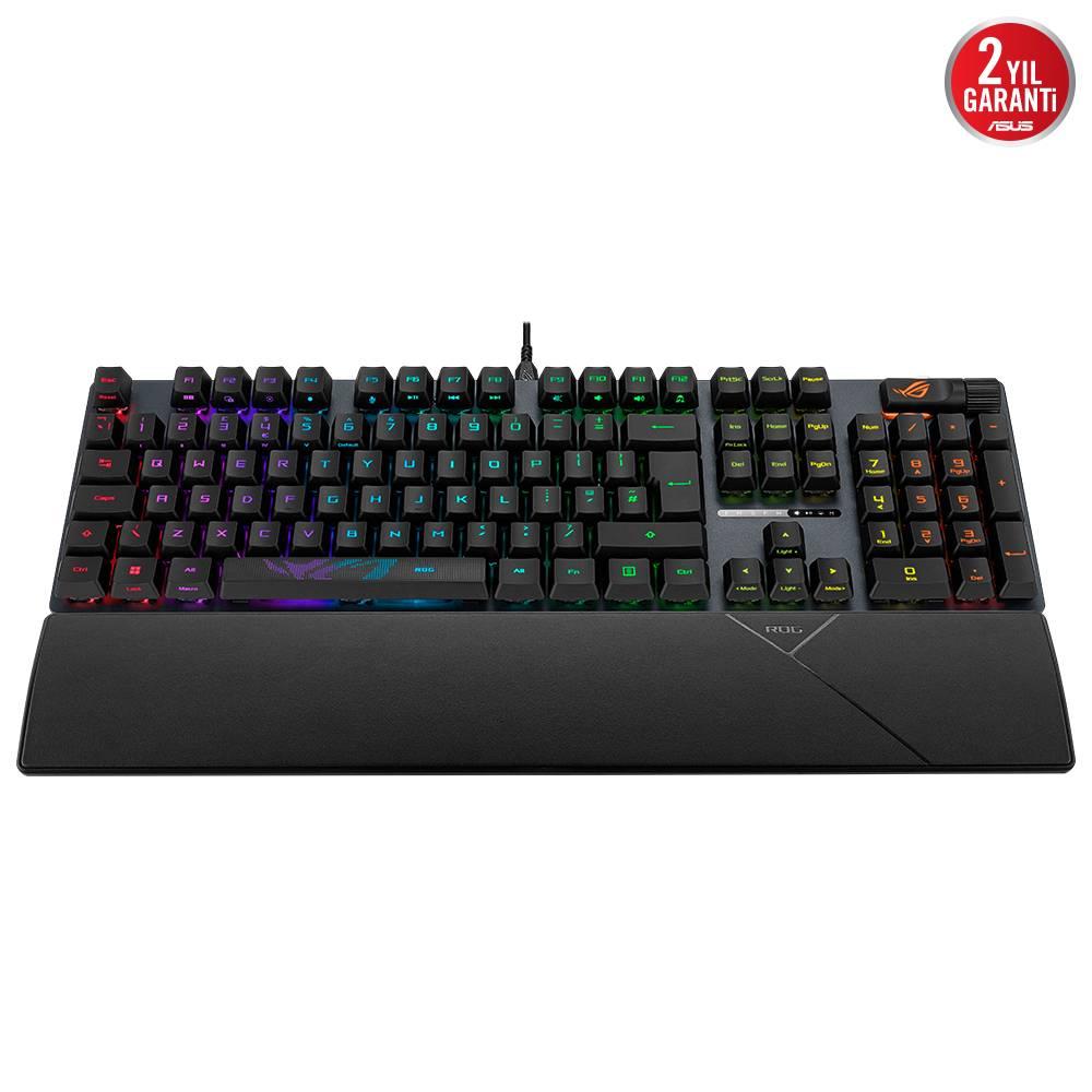 ASUS ROG Strix Scope II RX ROG RX Optical Mechanical Switch İngilizce RGB Mekanik Kablolu Gaming Klavye