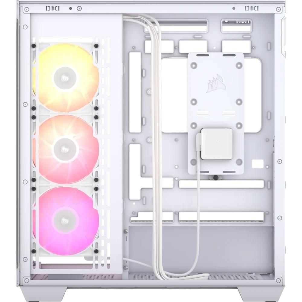 CORSAIR iCUE LINK 3500X RGB Tempered Glass USB 3.2 Type-C Beyaz Mid Tower ATX Kasa