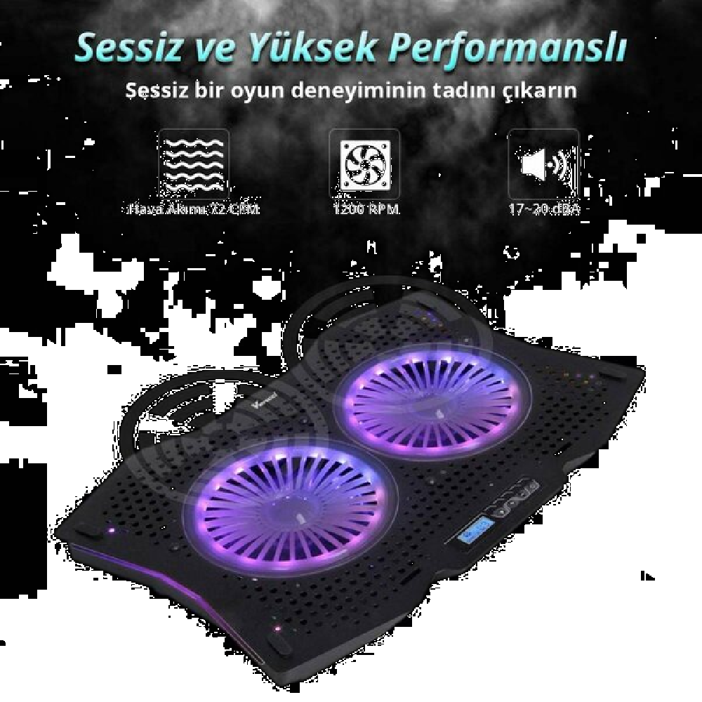 Juo GT RGB Gaming Notebook Soğutucu