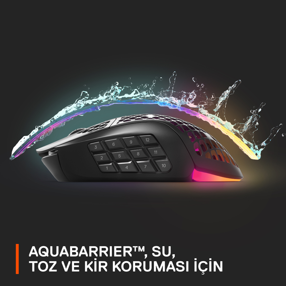 SteelSeries Aerox 9 RGB Kablosuz Gaming Mouse