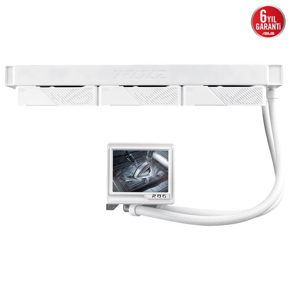 ASUS ROG RYUJIN III 360 ARGB EXTREME OLED LCD Ekranlı 360mm Beyaz İşlemci Sıvı Soğutucu