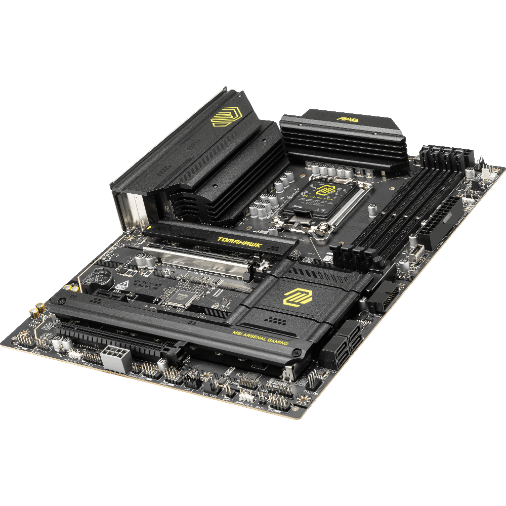 MSI MAG B860 TOMAHAWK WIFI 9200MHz OC DDR5 Soket 1851 M.2 USB4 Thunderbolt4 HDMI DP ATX Anakart