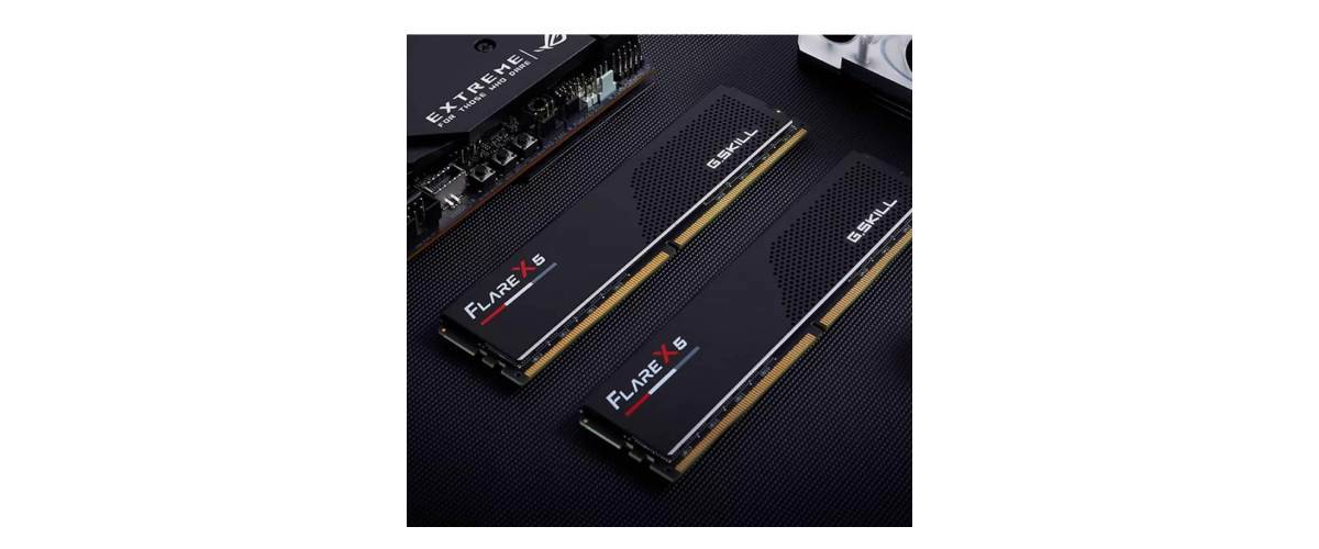 GSKILL 32GB (2x16GB) Flare X5 6000MHz CL30 DDR5 AMD EXPO Siyah