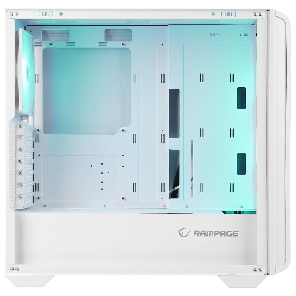 Rampage CRAFT Mesh ARGB USB3.0 Tempered Glass Beyaz Mid Tower Gaming Kasa