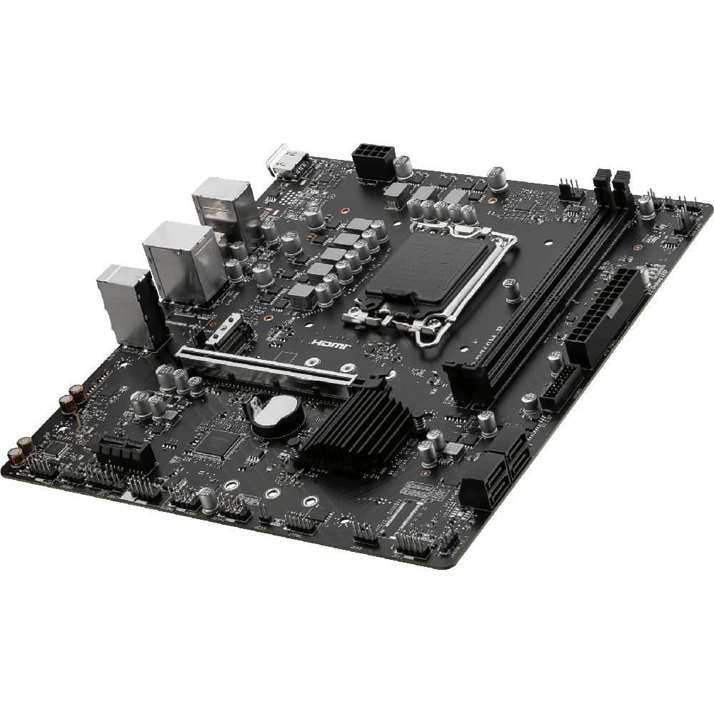MSI PRO B760M-B 6400MHz (OC) DDR4 Soket 1700 M.2 HDMI mATX Anakart