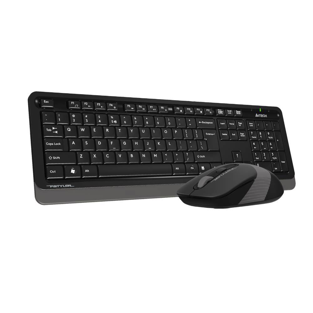 A4 Tech Fsytler FG1010 Gri Türkçe Q Kablosuz Klavye Mouse Set