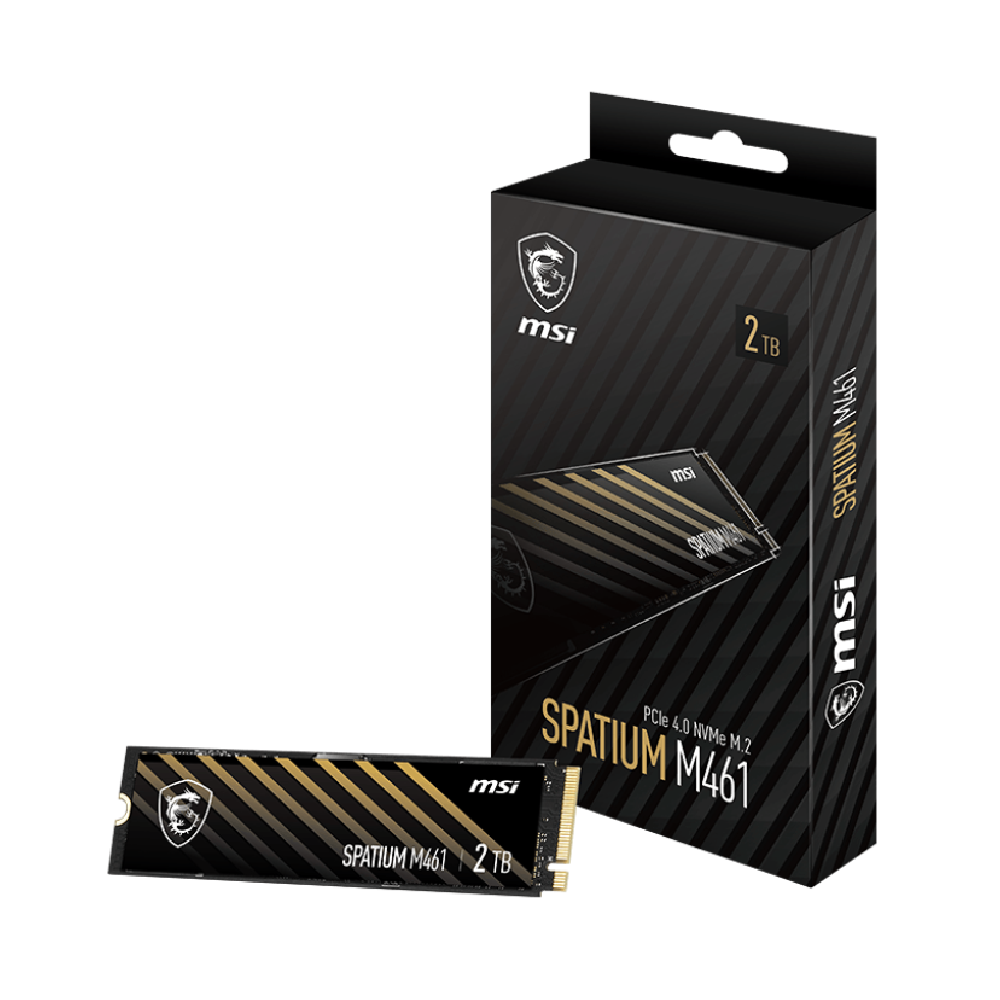 MSI 2TB SPATIUM M461 Gen4x4 M.2 2280 SSD (5000MB Okuma / 4200MB Yazma)