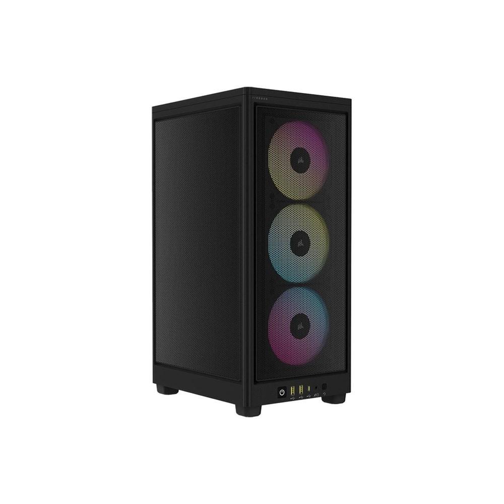 CORSAIR iCUE 2000D AIRFLOW RGB Tempered Glass USB 3.2 Siyah Mini-ITX Kasa