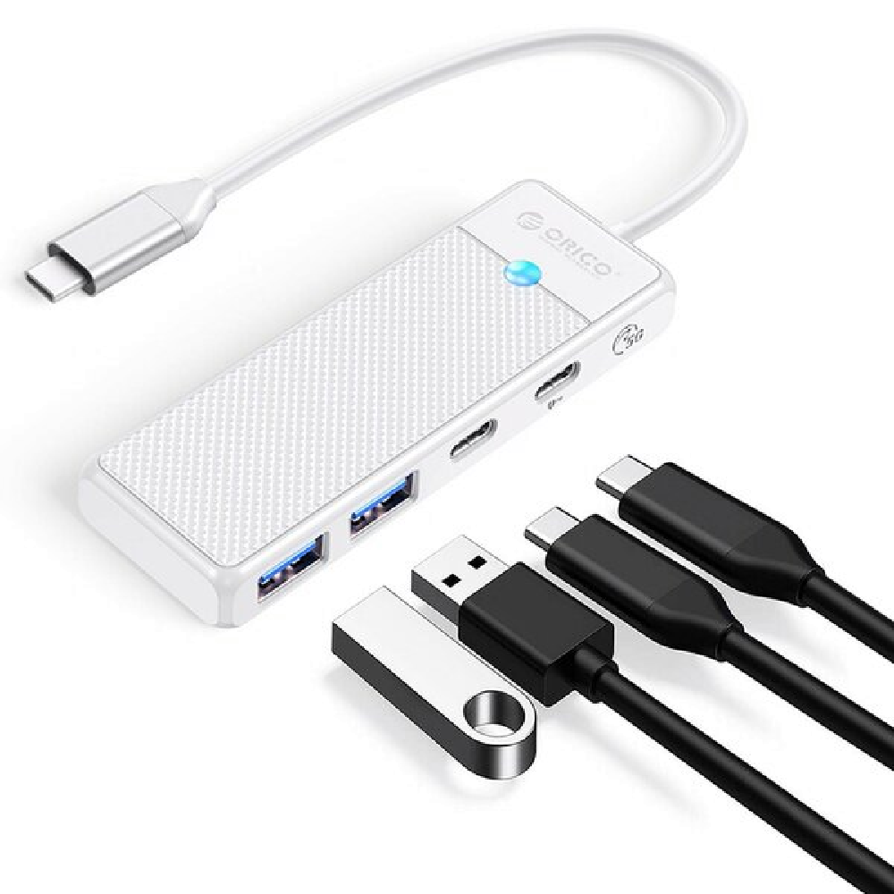 Orico 4 Portlu Type-C to USB 3.0 / Type-C PD 100W Yüksek Hızlı 5Gbps HUB Çoklayıcı