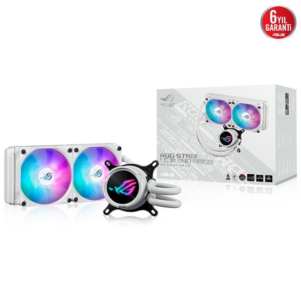 ASUS ROG STRIX LC III 240 ARGB 240mm Beyaz İşlemci Sıvı Soğutucu