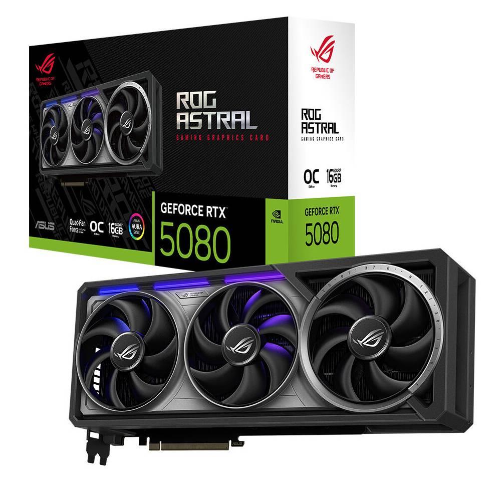 ASUS ROG Astral GeForce RTX 5080 16GB GDDR7 OC Edition DLSS 4 256 Bit Ekran Kartı