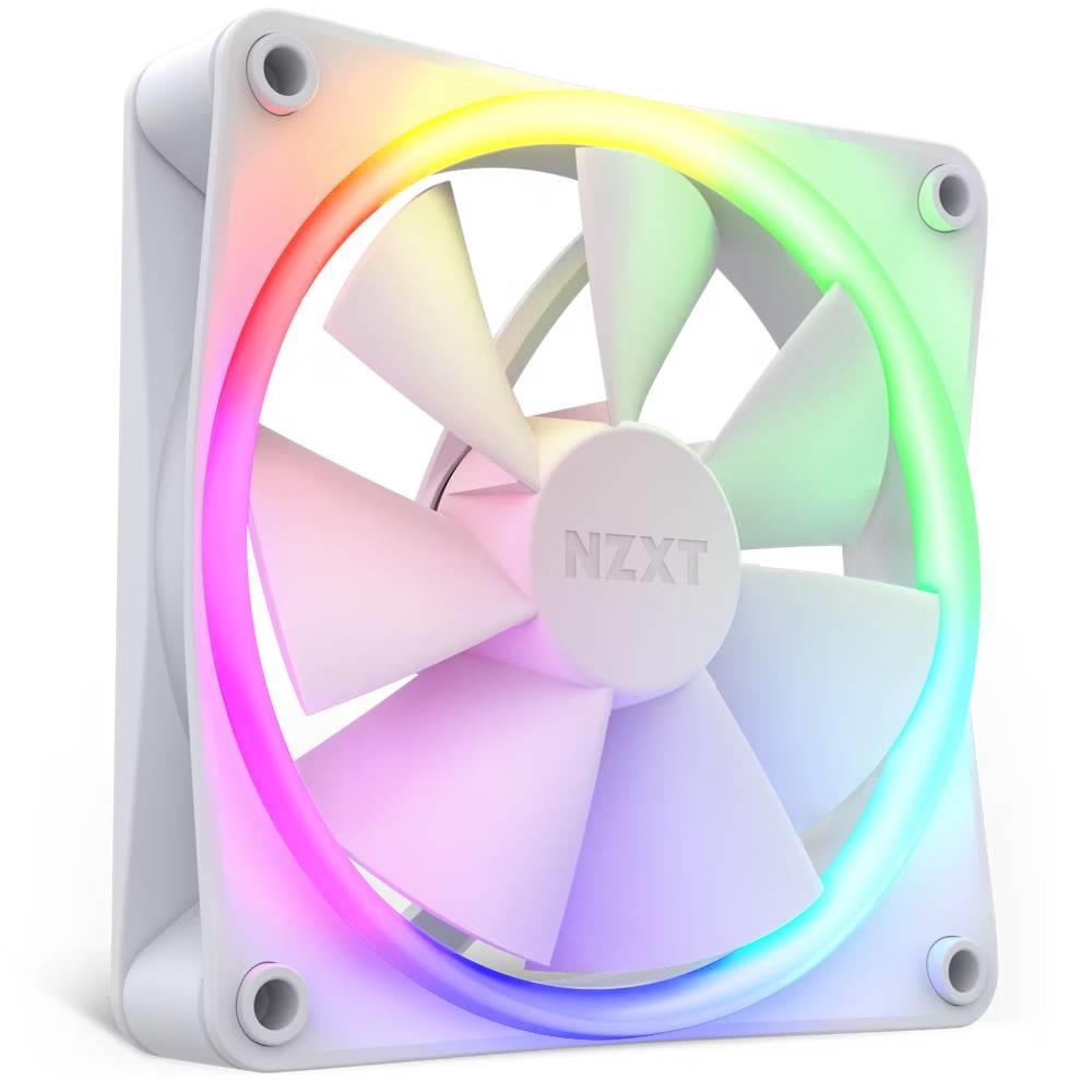 NZXT F120 RGB 120mm Beyaz Tekli Kasa Fanı