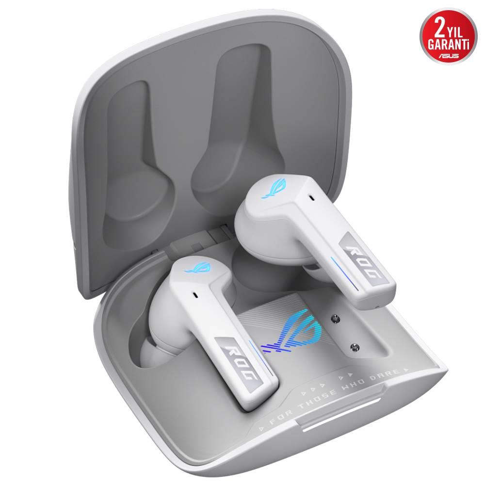 ASUS ROG CETRA True Wireless SPEEDNOVA ANC Kablosuz Beyaz Gaming Kulaklık