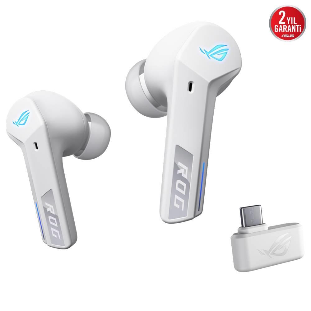 ASUS ROG CETRA True Wireless SPEEDNOVA ANC Kablosuz Beyaz Gaming Kulaklık