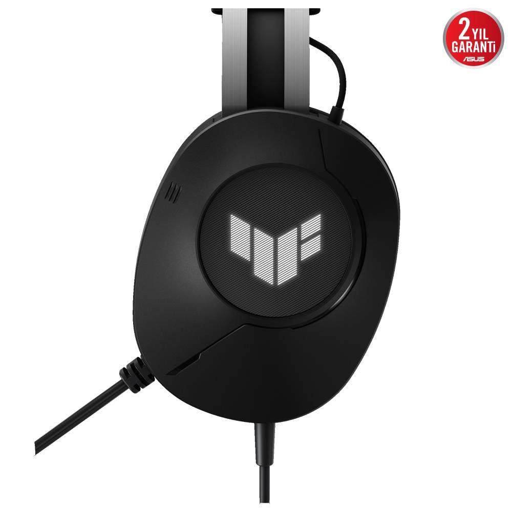 ASUS TUF GAMING H1 GEN II 7.1 Surround Kablolu Siyah Gaming Kulaklık