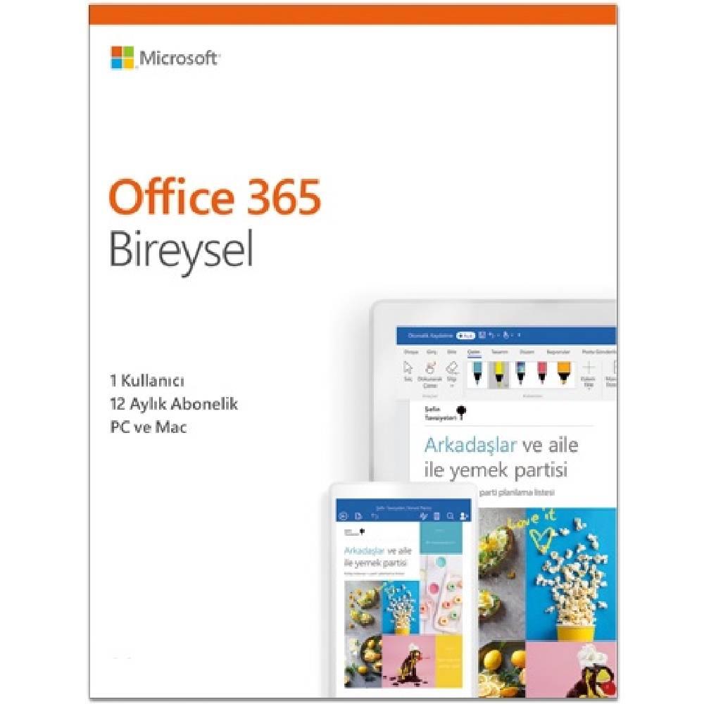 Microsoft Office 365 Bireysel Türkçe Kutu 1 Yıl