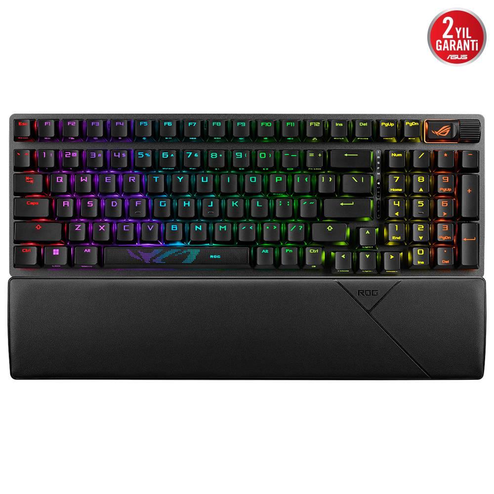 ASUS ROG Strix Scope II 96 Wireless ROG NX Mechanical Switch İngilizce RGB Mekanik Kablosuz Gaming Klavye