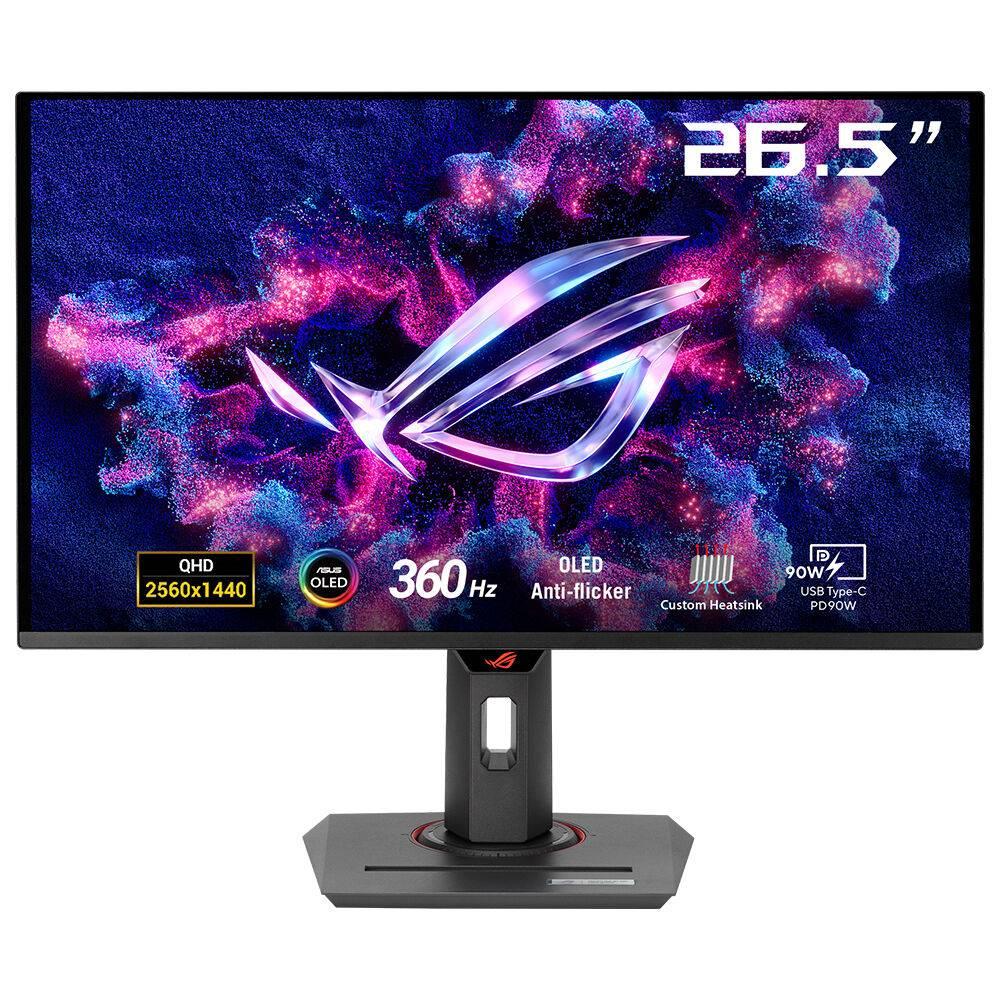ASUS ROG Strix OLED XG27ACDNG 26.5" 360Hz 0.03ms HDMI DP Type-C USB 3.2 FreeSync Premium Pro G-Sync Pivot HDR10 QHD QD-OLED Gaming Monitör