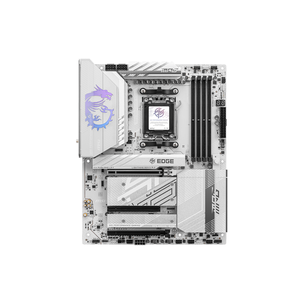 MSI MPG B850 EDGE TI WIFI 8400MHz(OC) DDR5 Soket AM5 M.2 HDMI USB-C ATX Anakart