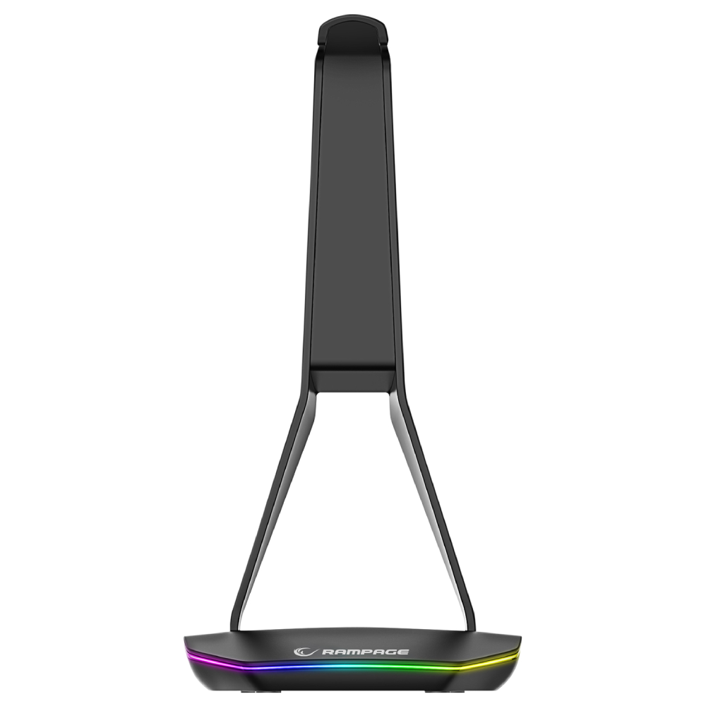 Rampage TOWER T14 Kulaklık İçin RGB Siyah Işıklı Stand