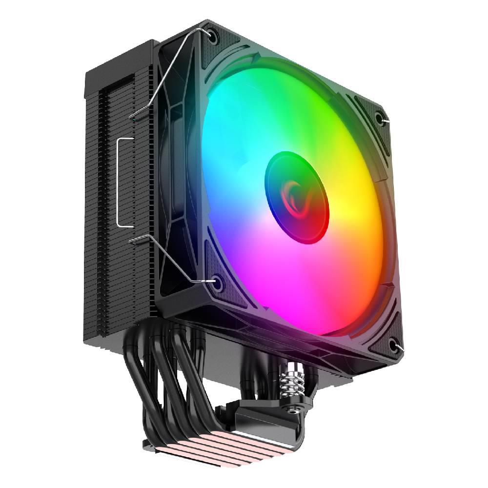 Rampage OCTAGON C70 Siyah 12cm ARGB Sıcaklık Göstergeli Hava Soğutucu