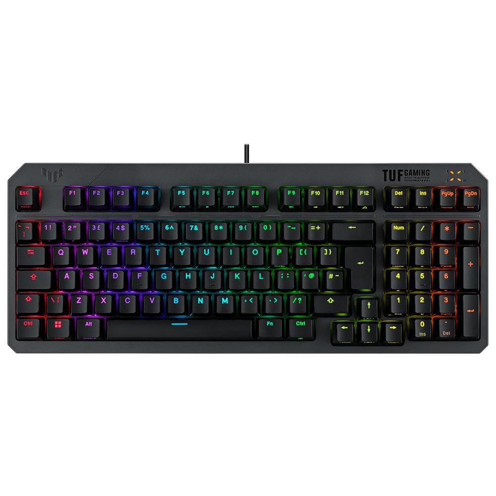 ASUS TUF GAMING K3 GEN II Optical Mechanical RGB Blue Switch IP57 Kablolu Gaming Klavye